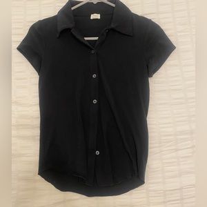 Aritzia Wilfred Free Black Button Up
